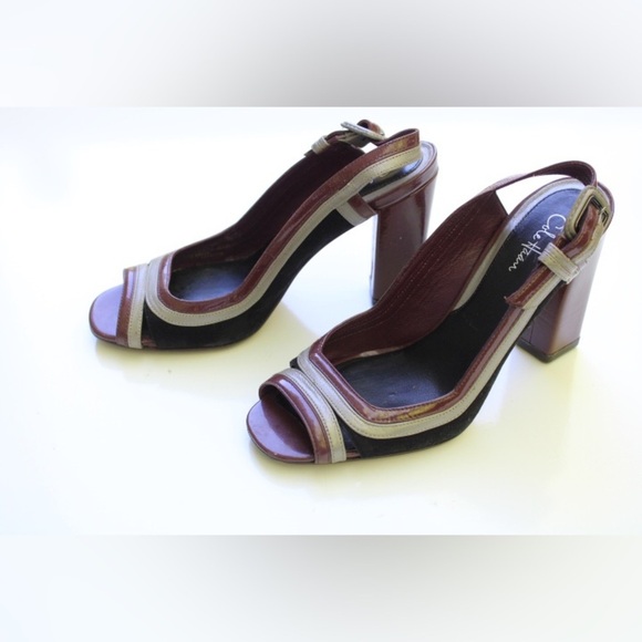 Cole Haan sling back peep toe pumps - Picture 8 of 8